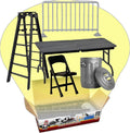 Wrestling Action Figures Accessories Set - 5 Essential Props