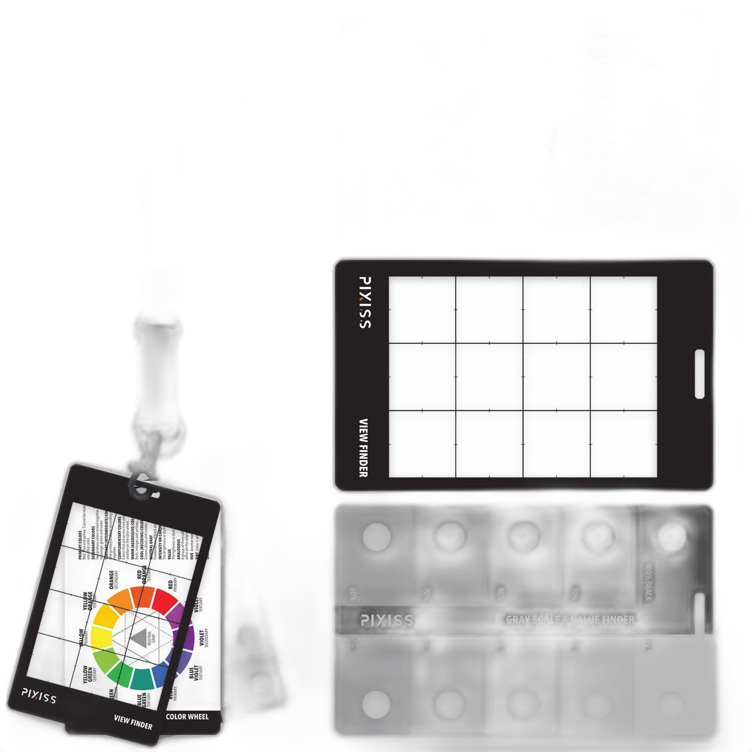 Pixiss Grey Scale Value Finder - Essential Drawing Tools for Artists
