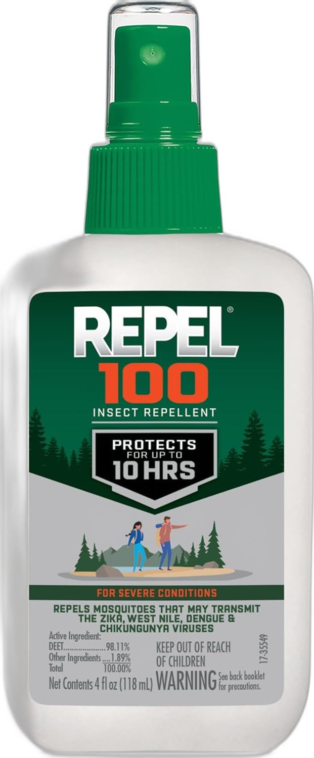 Repel 100 Mosquito Repellent, 10-Hour Protection with DEET