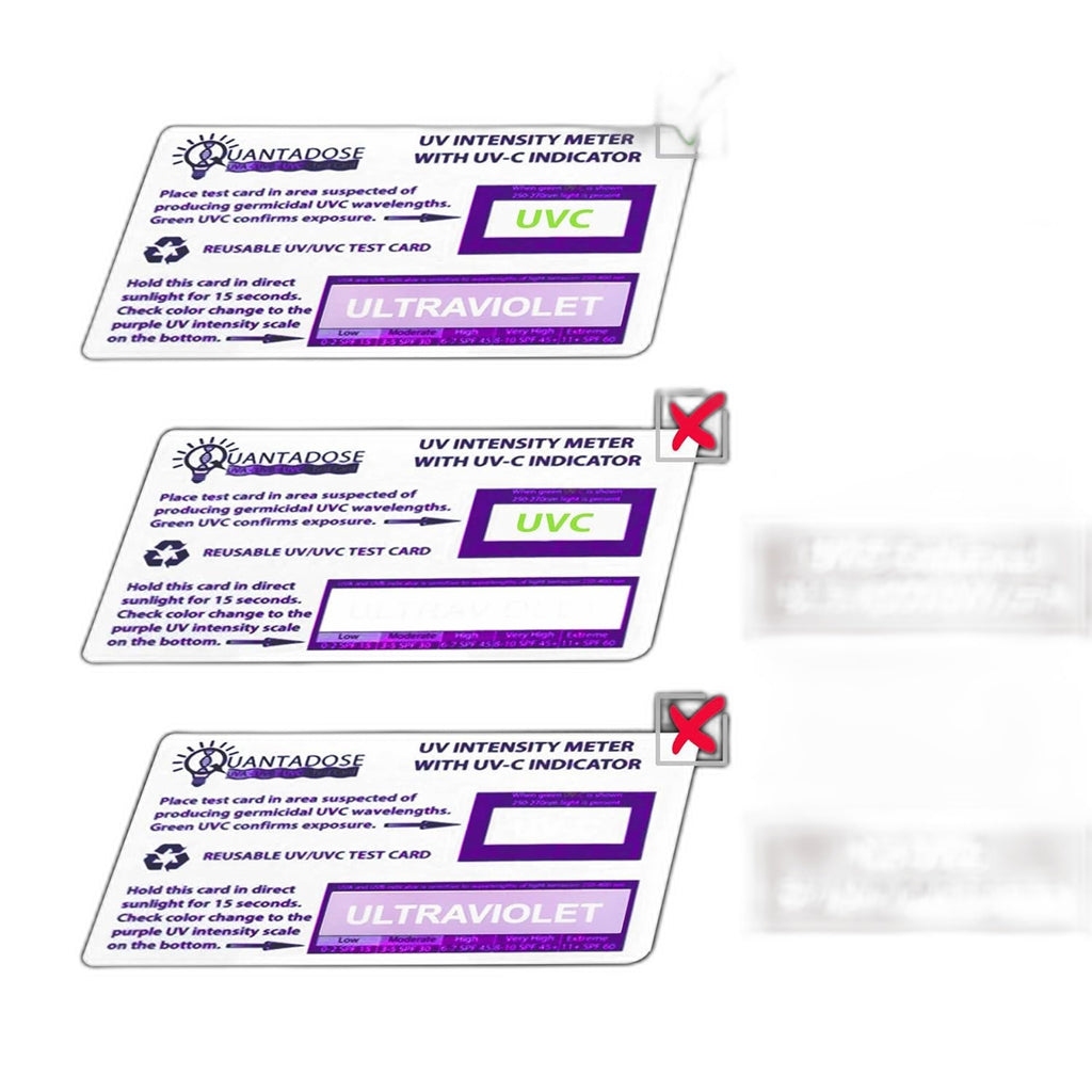 QuantaDose UVC Light Test Card – Accurate UV Intensity Testing - view 2