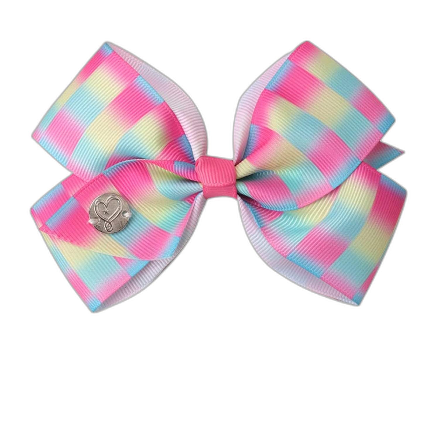 7pc 5" Large Hair Bows for Girls, JOJO Siwa Bows for Toddlers - view 2