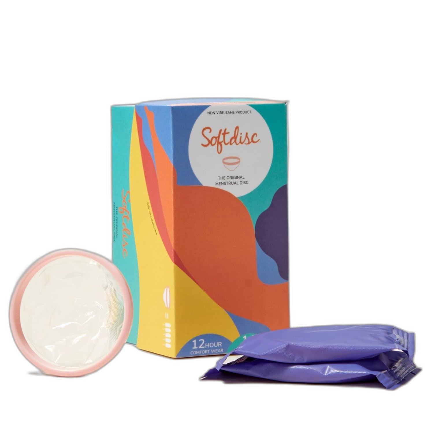 Softdisc Menstrual Discs | Comfortable, Leak-Free Protection, 14 Count - view 2