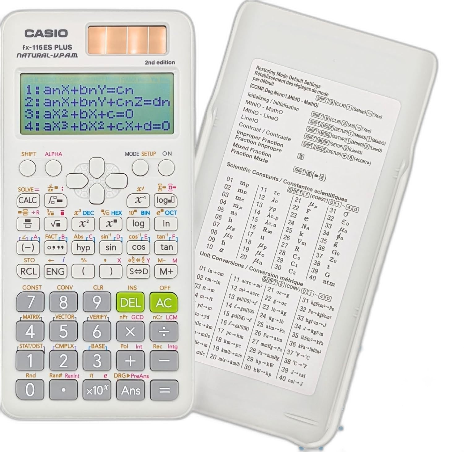 Casio fx-115ES Plus: Advanced Scientific Calculator with 280+ Functions - view 2