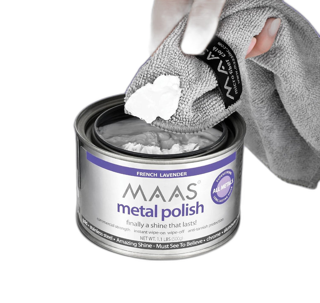 MAAS Metal Polish - Long-lasting Shine for All Metals, 1.1lb Can - view 2