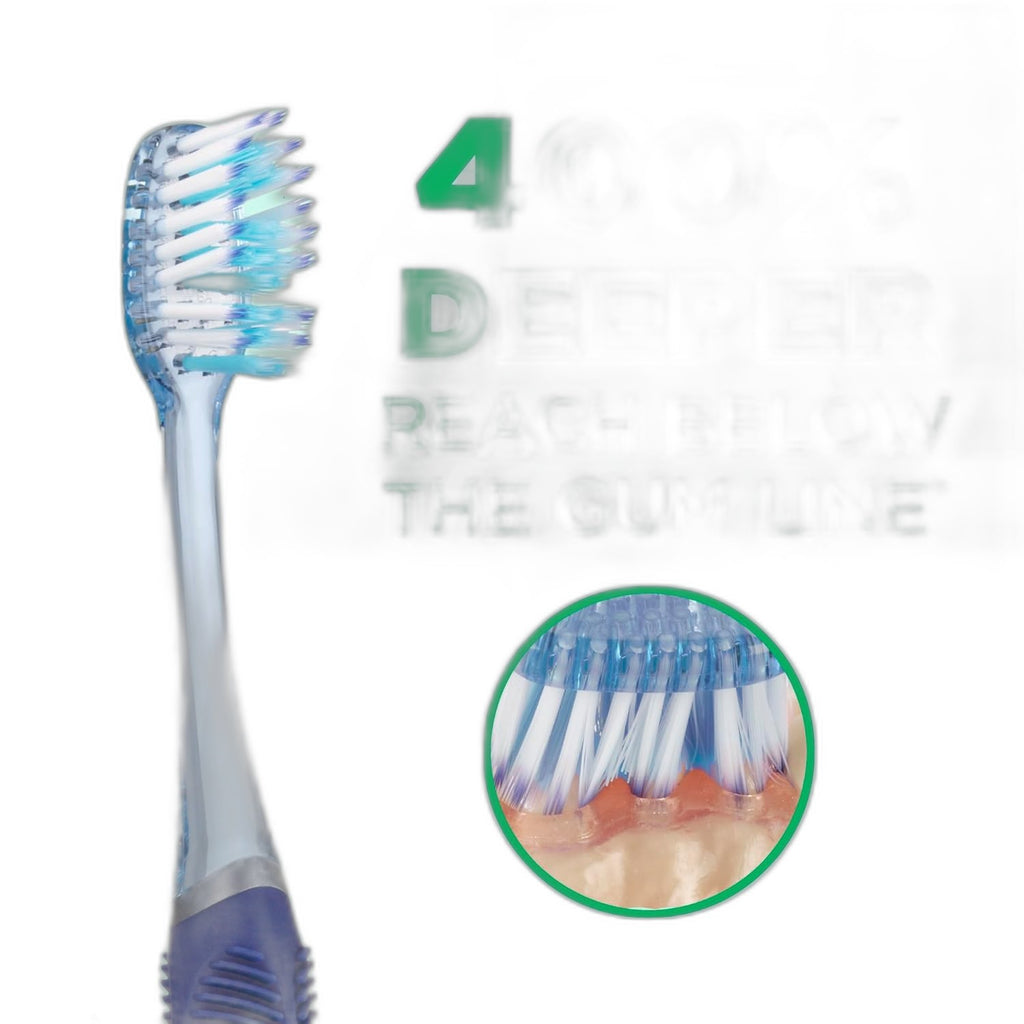 GUM Technique Deep Clean Toothbrush - Extra Soft for Sensitive Gums, 3 Count - view 3