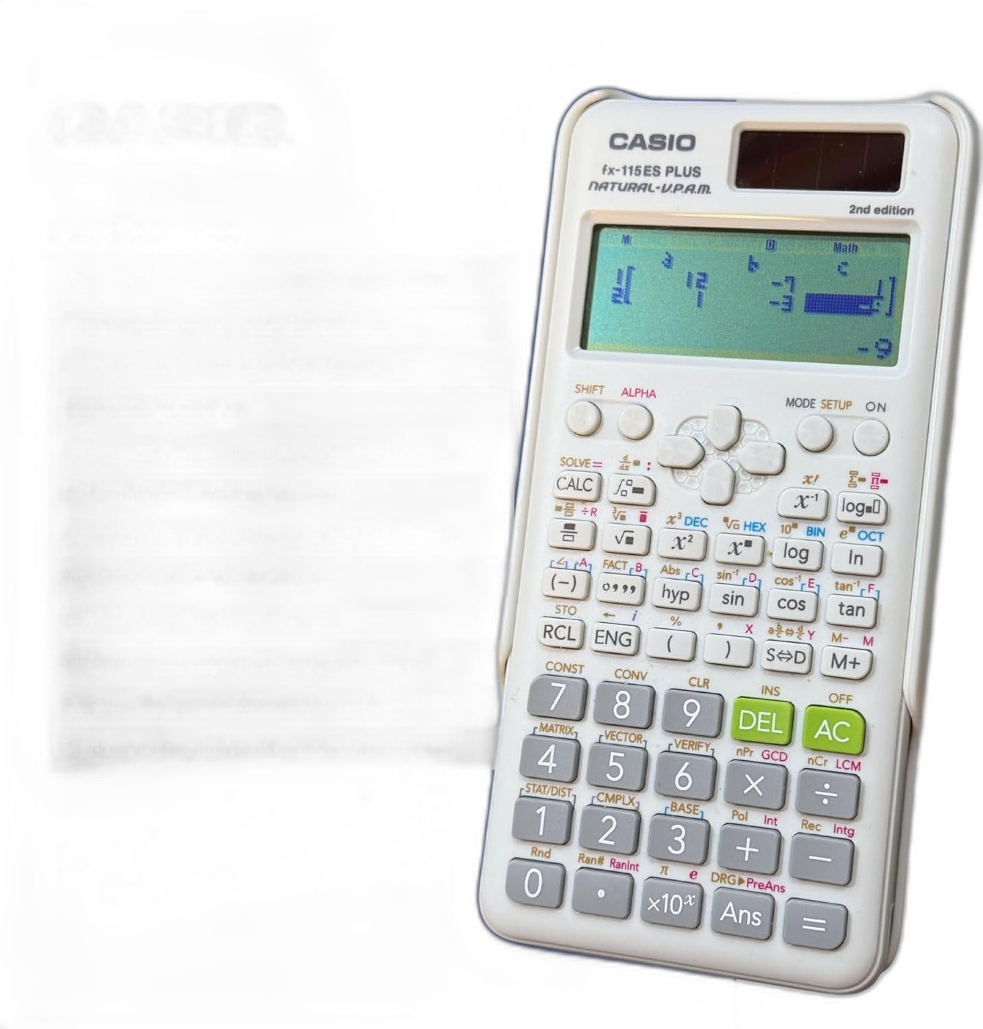 Casio fx-115ES Plus: Advanced Scientific Calculator with 280+ Functions - view 3