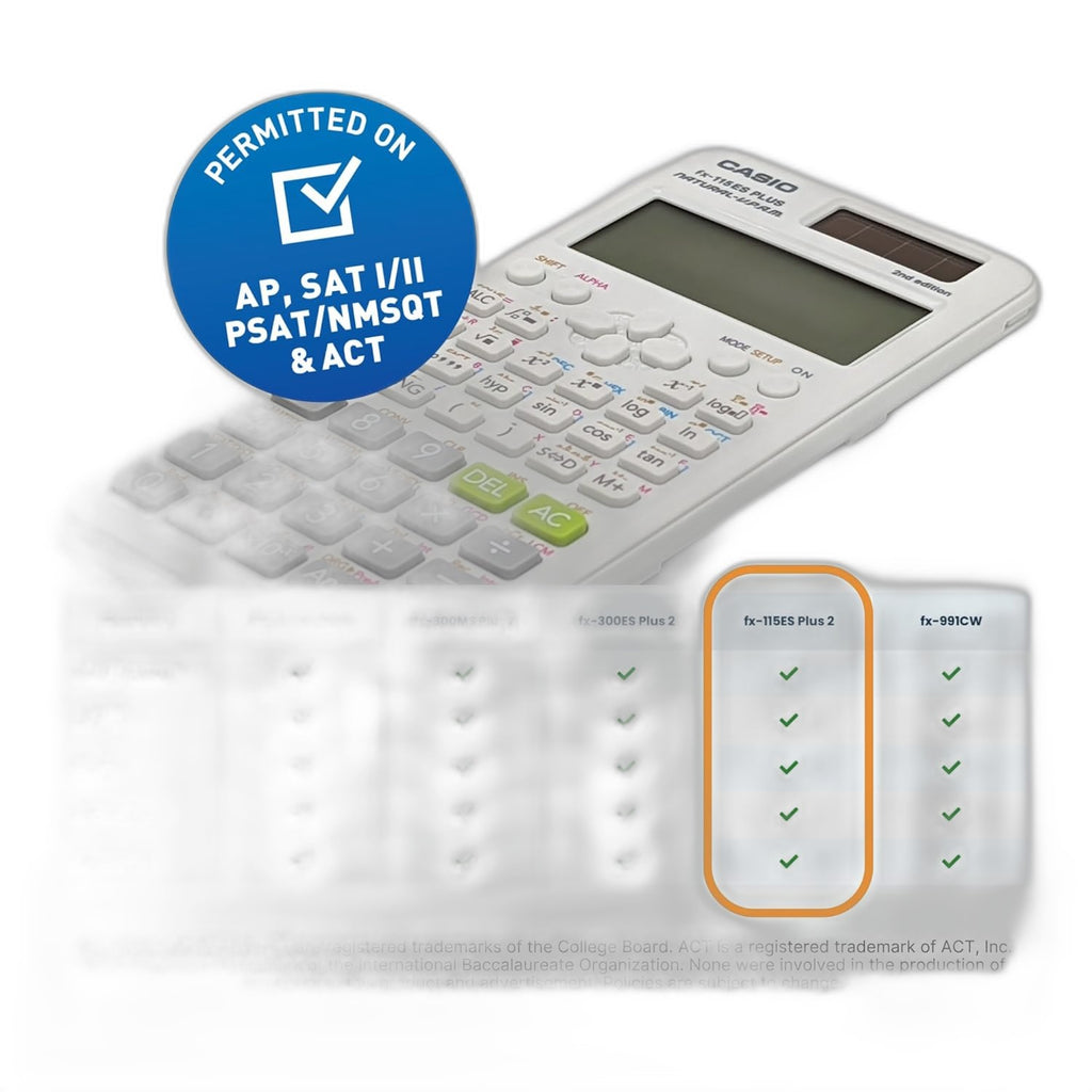 Casio fx-115ES Plus: Advanced Scientific Calculator with 280+ Functions - view 4