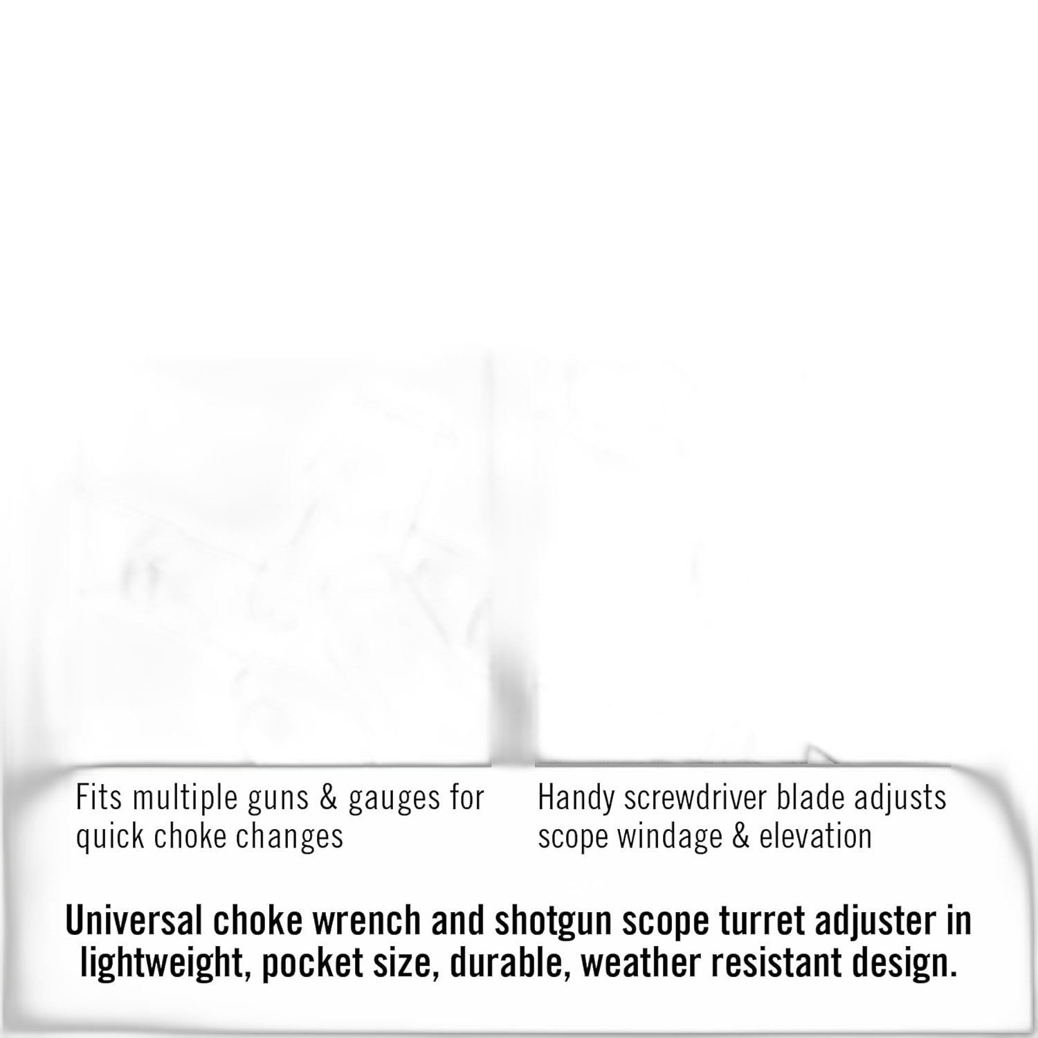 Real Avid FINI Shotgun Tool: Compact Choke Wrench & Scope Adjuster - view 5