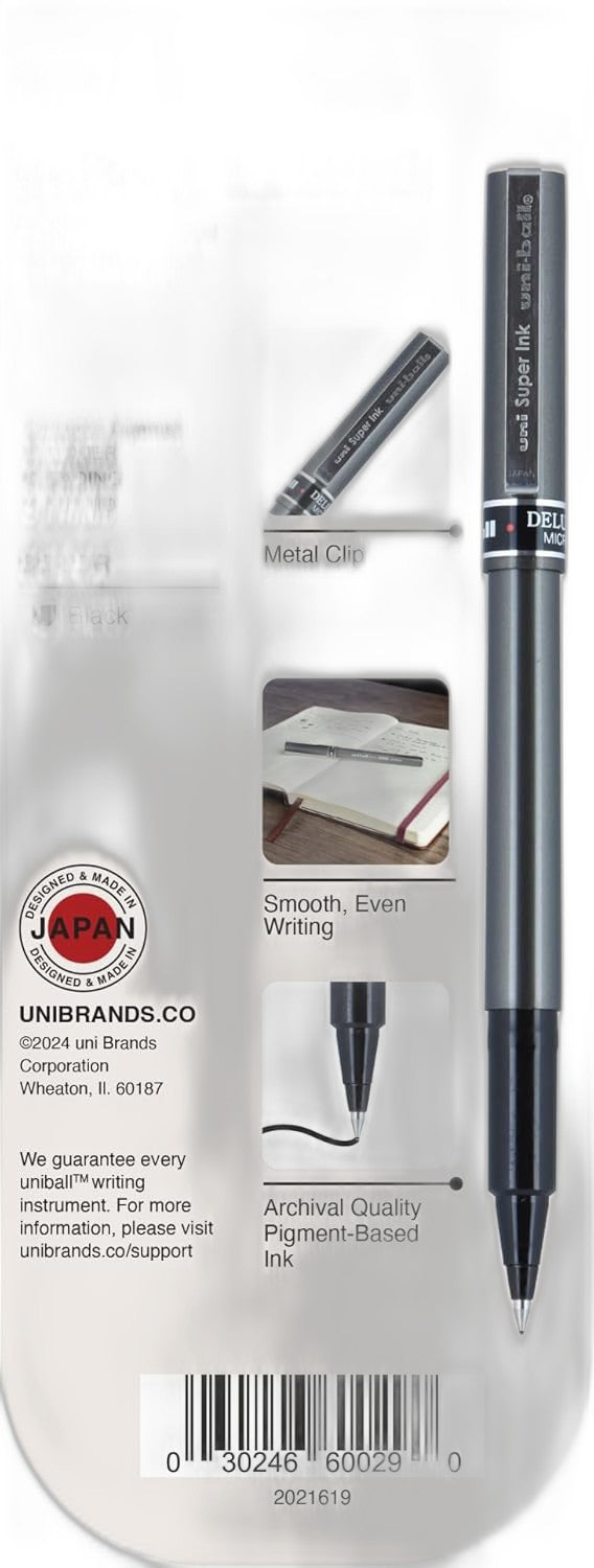 uni-ball® Deluxe Rollerball Pens for Smooth Writing, 3-Pack, 0.5mm - view 6