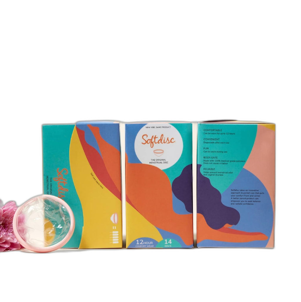 Softdisc Menstrual Discs | Comfortable, Leak-Free Protection, 14 Count - view 6