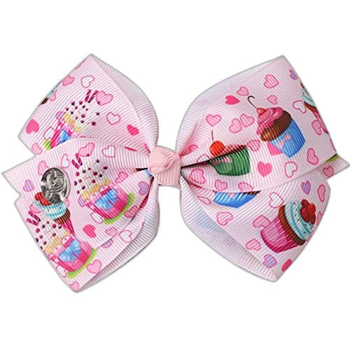 7pc 5" Large Hair Bows for Girls, JOJO Siwa Bows for Toddlers - view 6