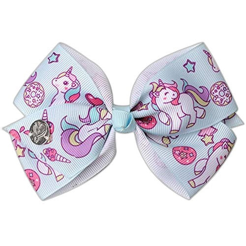 7pc 5" Large Hair Bows for Girls, JOJO Siwa Bows for Toddlers - view 7
