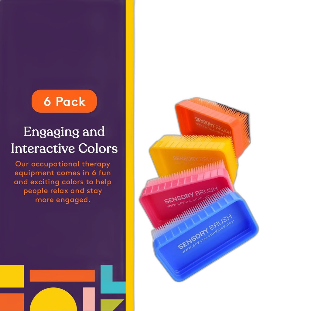 Sensory Brush for Deep Pressure Relief, Special Supplies 6-Pack - view 7